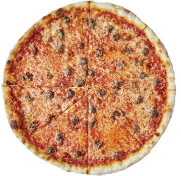 Hot honey Italian sausage NY style pizza